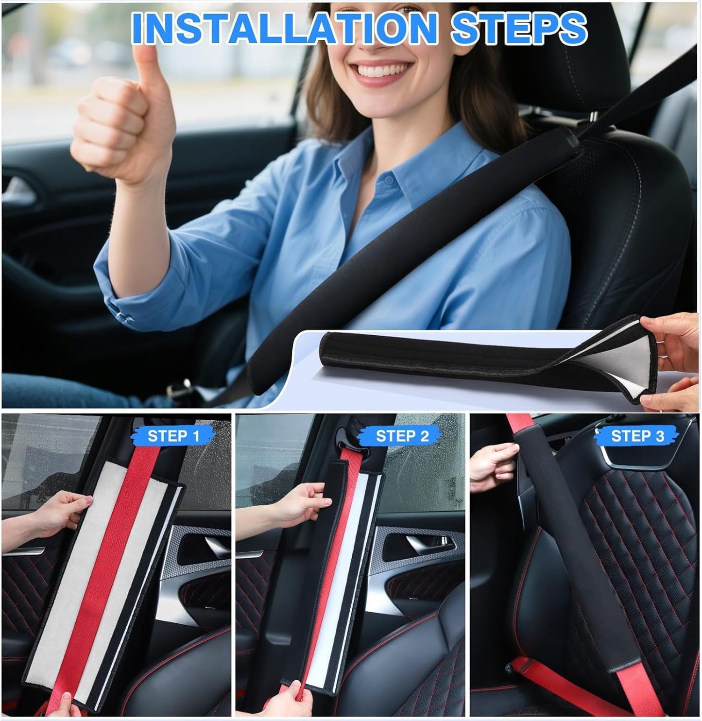 Seat Belt Extender – Secure 2.1" Buckle Extension for Added Comfort & Accessibility