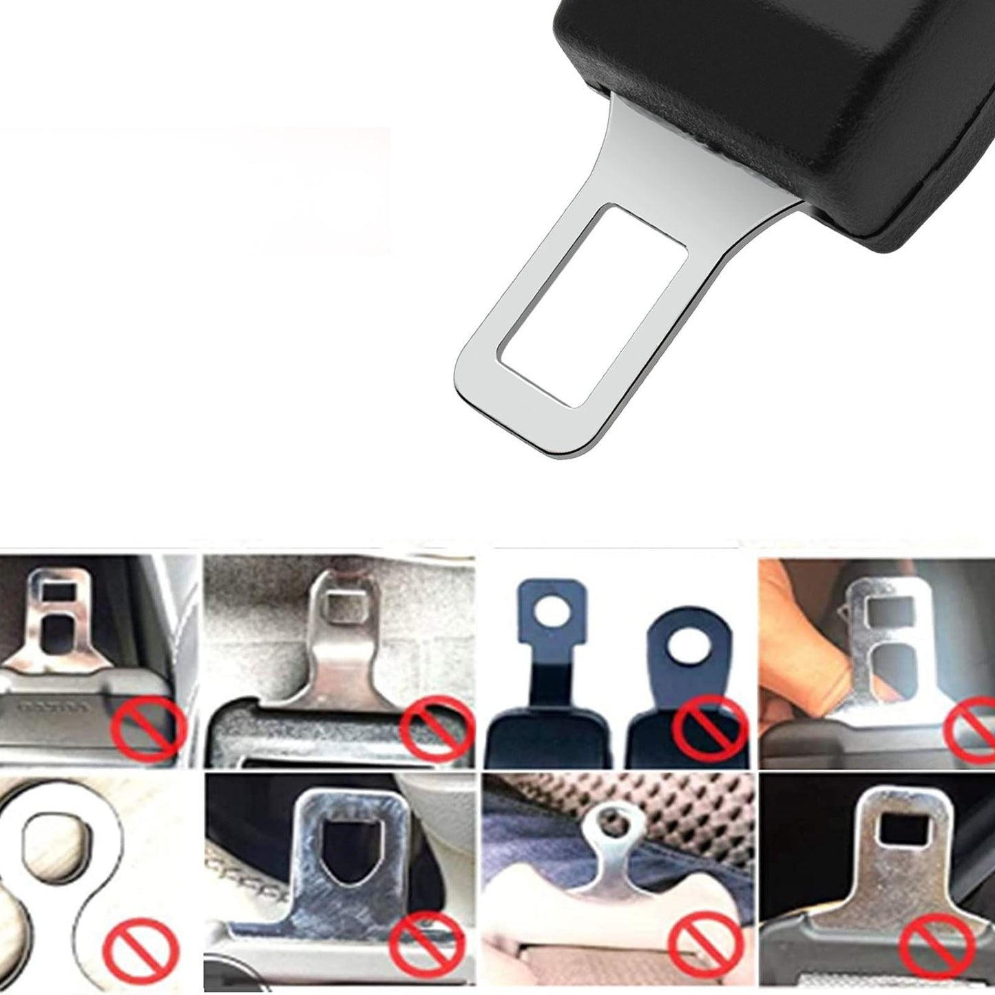 Seat Belt Extender – Secure 2.1" Buckle Extension for Added Comfort & Accessibility