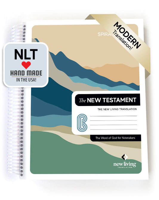 Spiral Bible™ - NLT - New Testament - Mountains (Softcover)