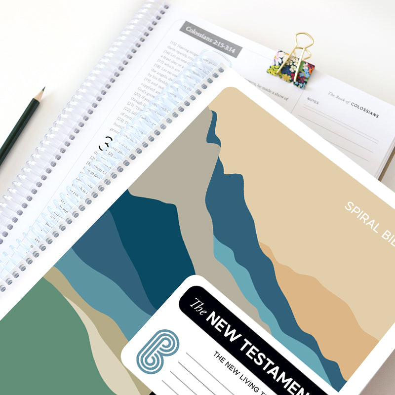 Spiral Bible™ - NLT - New Testament - Mountains (Softcover)