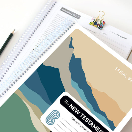 Spiral Bible™ - NLT - New Testament - Mountains (Softcover)